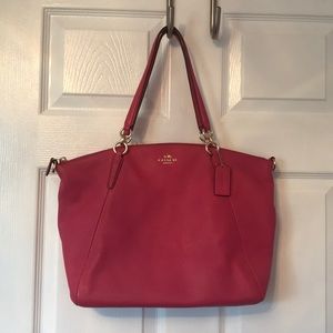 Coach Pink Medium Tote Handbag